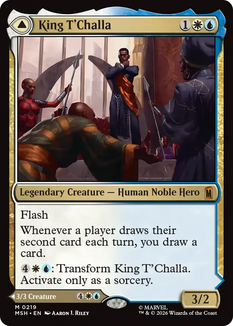 King T'Challa // Black Panther, Hope Enduring — Marvel Super Heroes — Magic: The Gathering