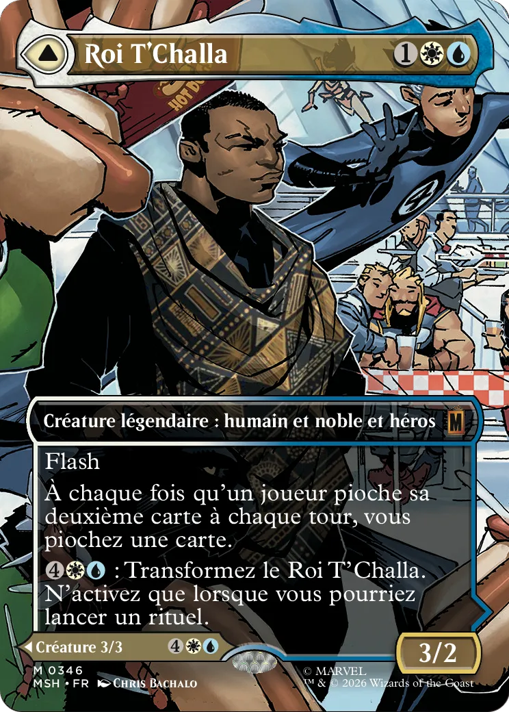 Roi T'Challa // La Panthère Noire, espoir persistant — Marvel Super Heroes — Magic: The Gathering