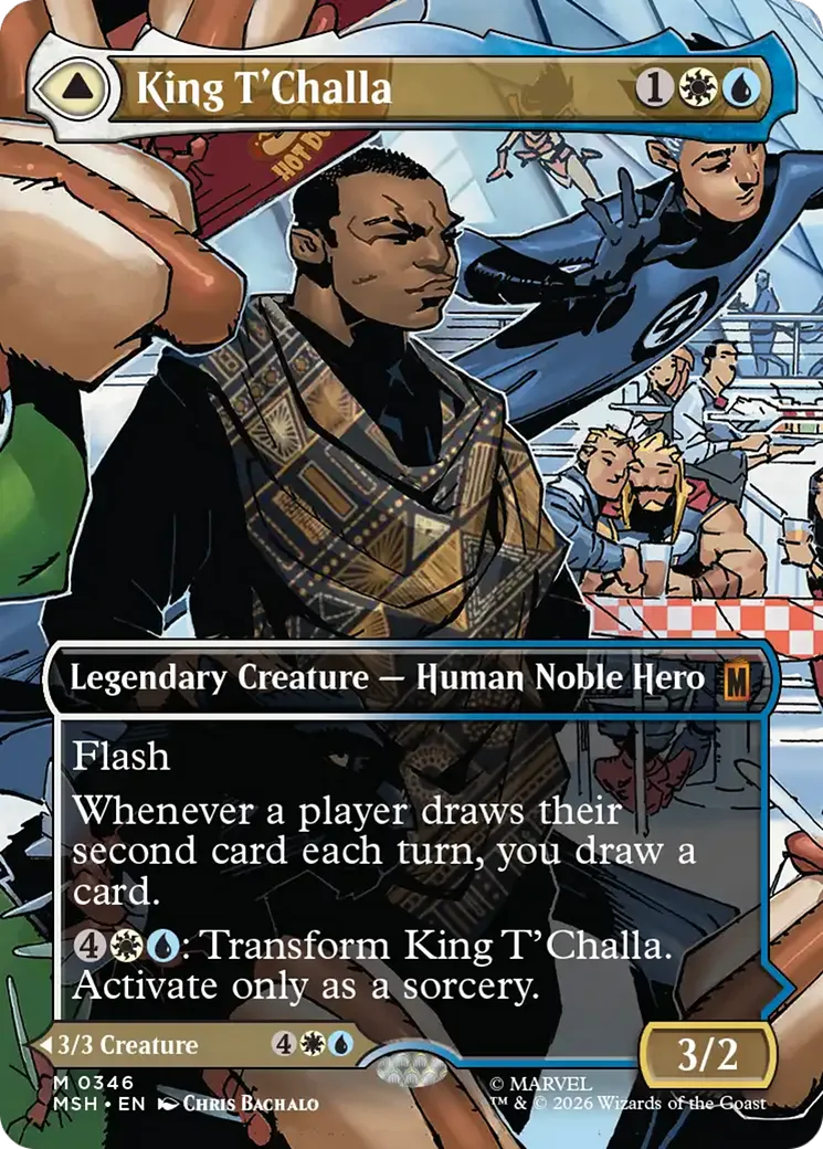 Roi T'Challa // La Panthère Noire, espoir persistant — Marvel Super Heroes — Magic: The Gathering