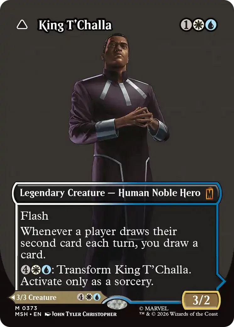 King T'Challa // Black Panther, Hope Enduring — Marvel Super Heroes — Magic: The Gathering