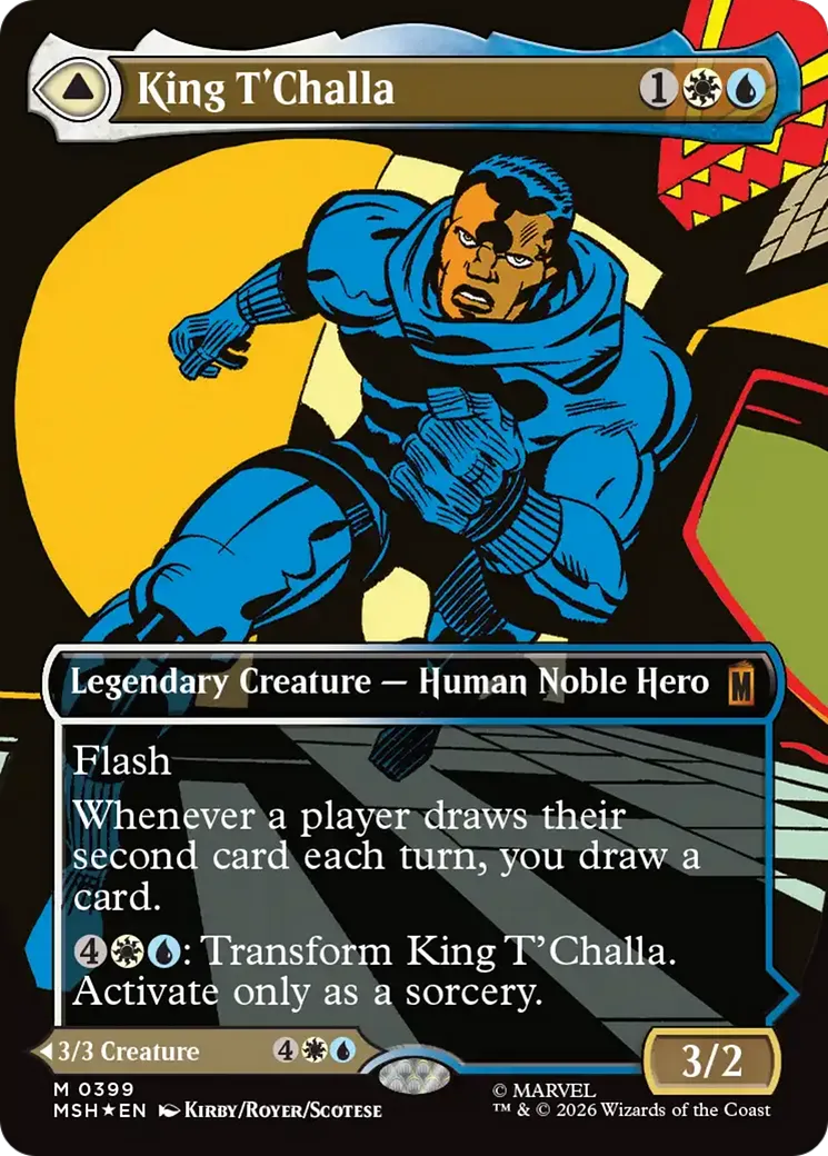 Roi T'Challa // La Panthère Noire, espoir persistant — Marvel Super Heroes — Magic: The Gathering