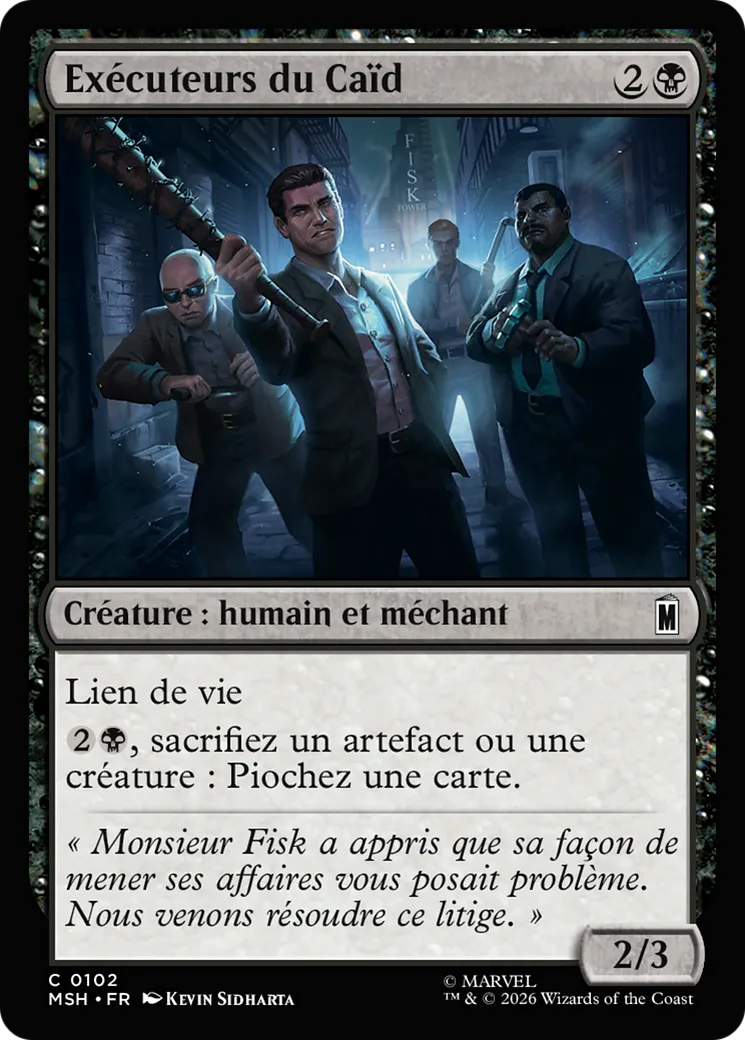 Exécuteurs du Caïd — Marvel Super Heroes — Magic: The Gathering