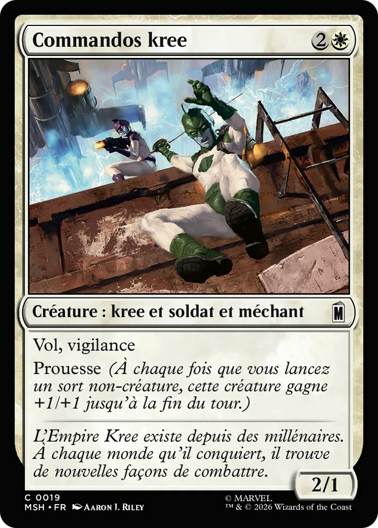 Commandos kree — Marvel Super Heroes — Magic: The Gathering