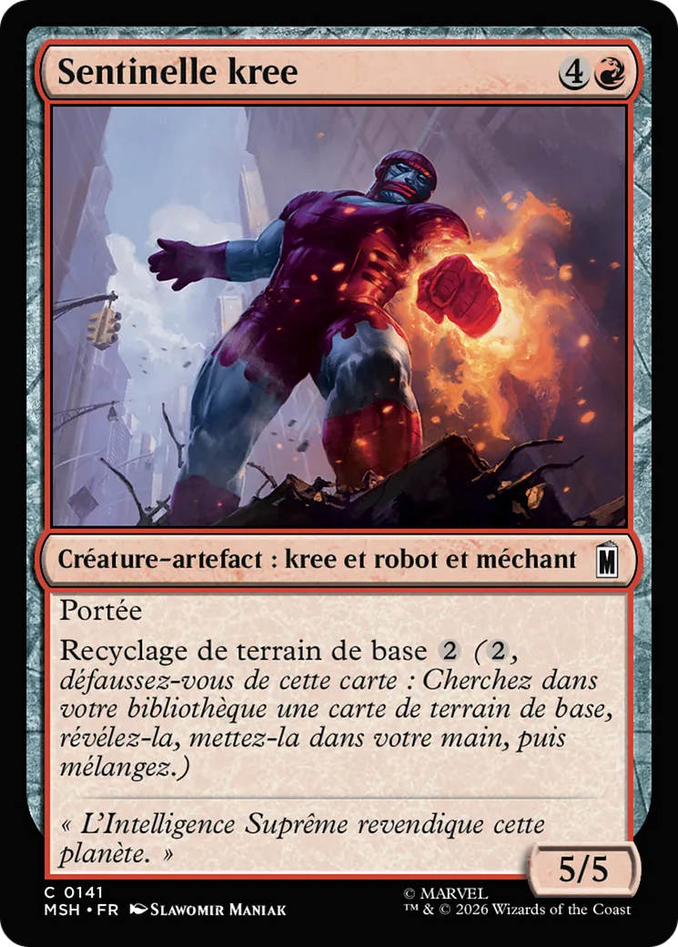 Sentinelle kree — Marvel Super Heroes — Magic: The Gathering