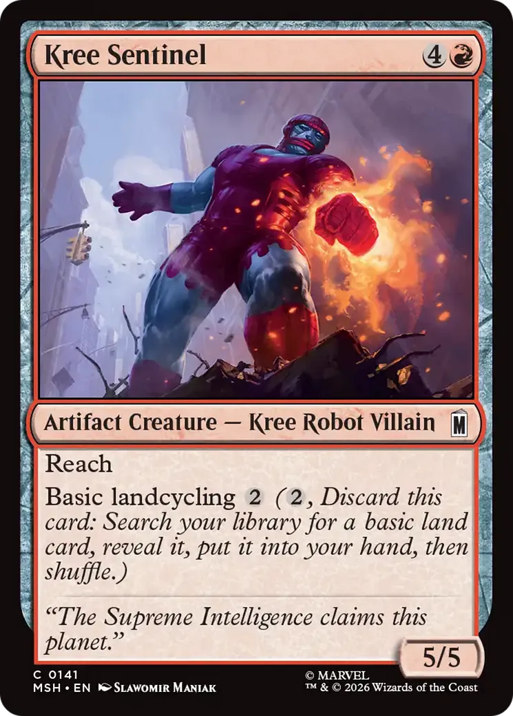 Kree Sentinel from Marvel Super Heroes - Magic: The Gathering