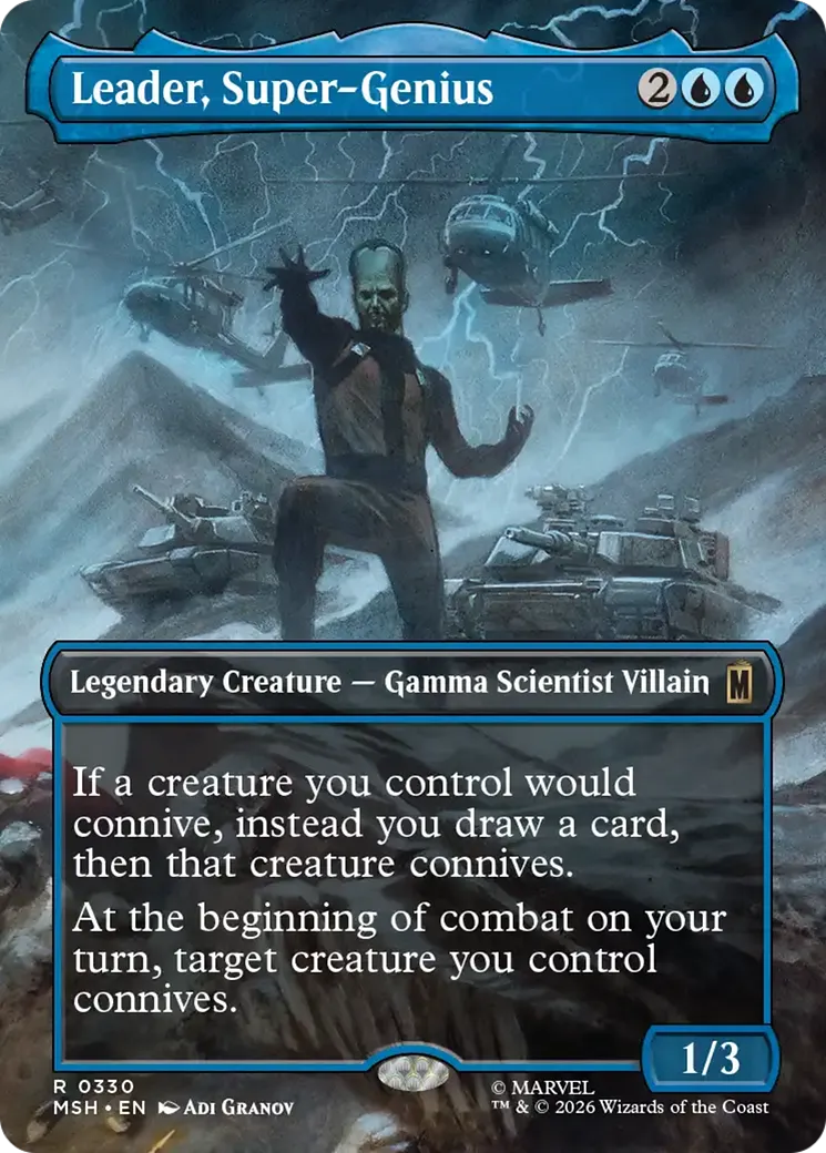 Leader, Super-Genius — Marvel Super Heroes — Magic: The Gathering