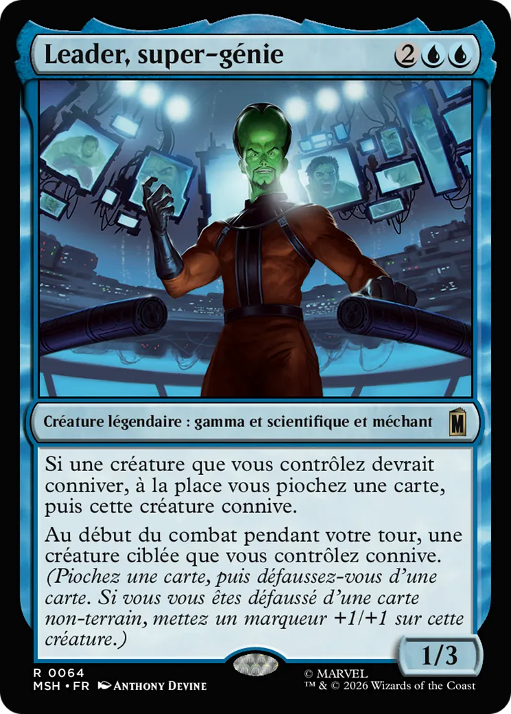 Leader, super-génie — Marvel Super Heroes — Magic: The Gathering