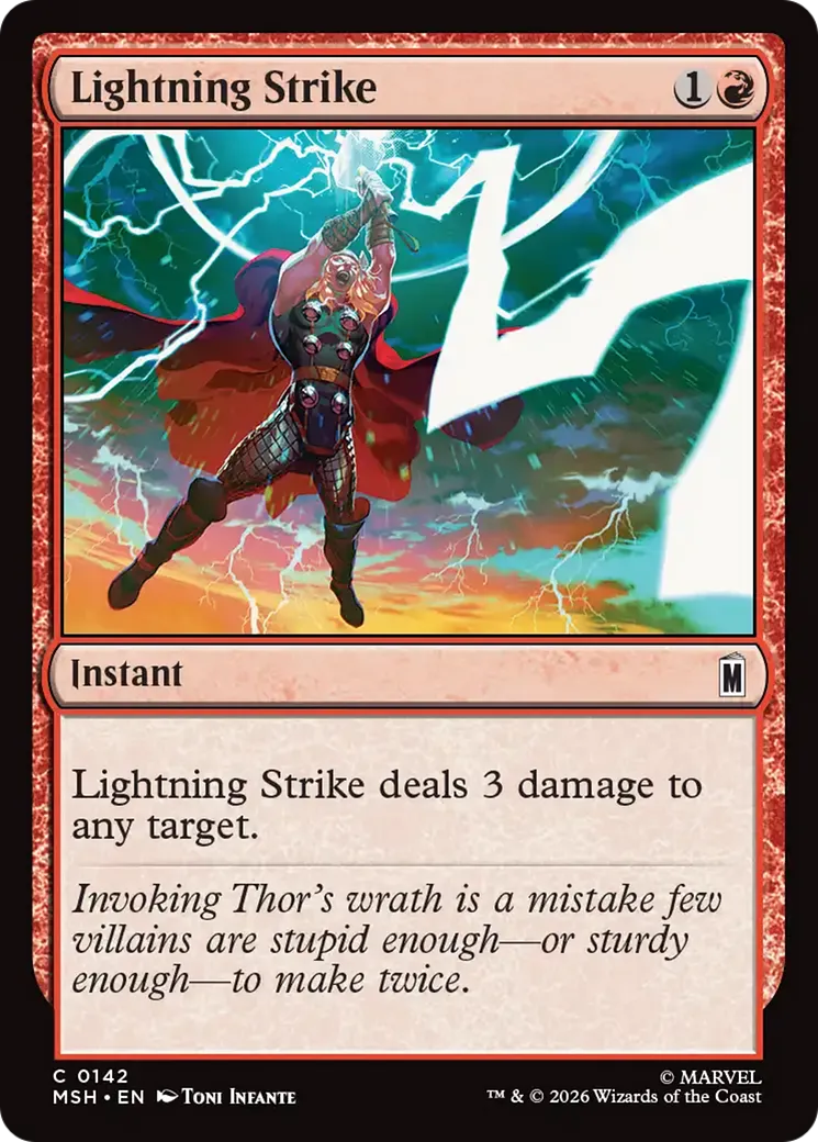 Frappe foudroyante — Marvel Super Heroes — Magic: The Gathering