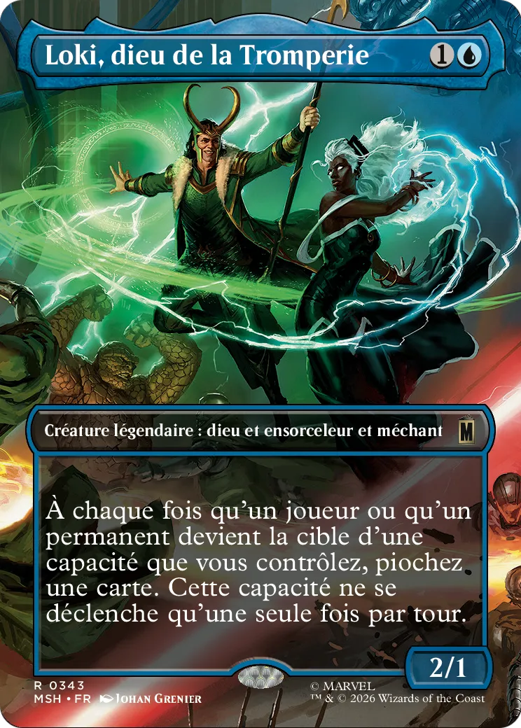 Loki, dieu de la Tromperie — Marvel Super Heroes — Magic: The Gathering