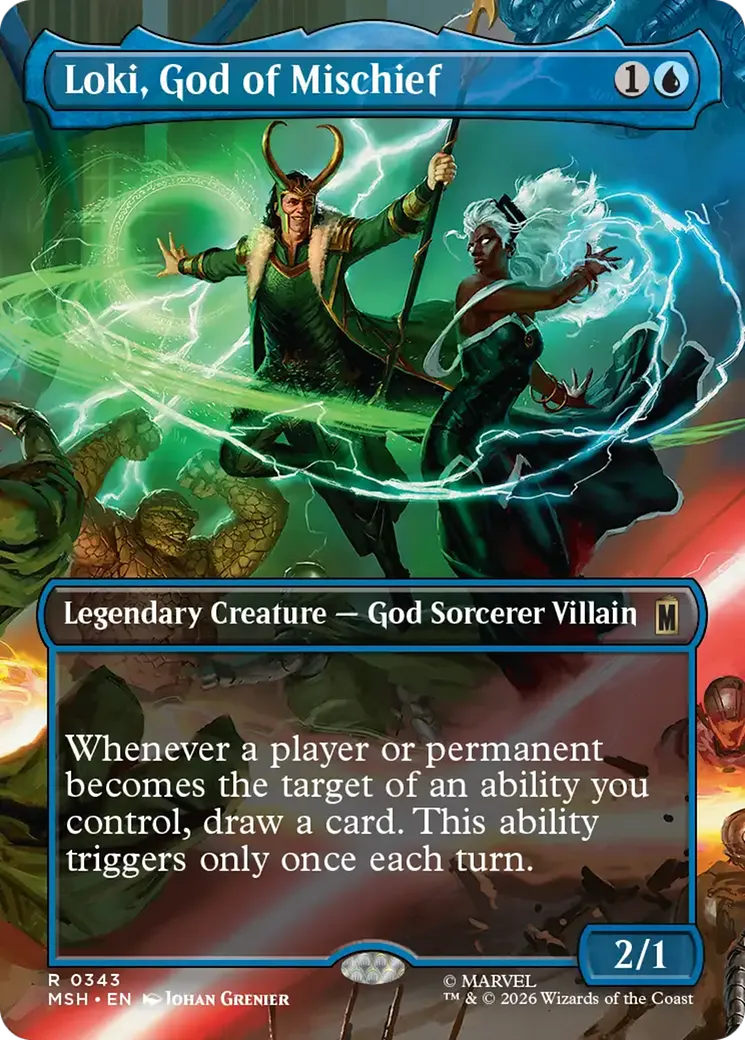 Loki, God of Mischief — Marvel Super Heroes — Magic: The Gathering