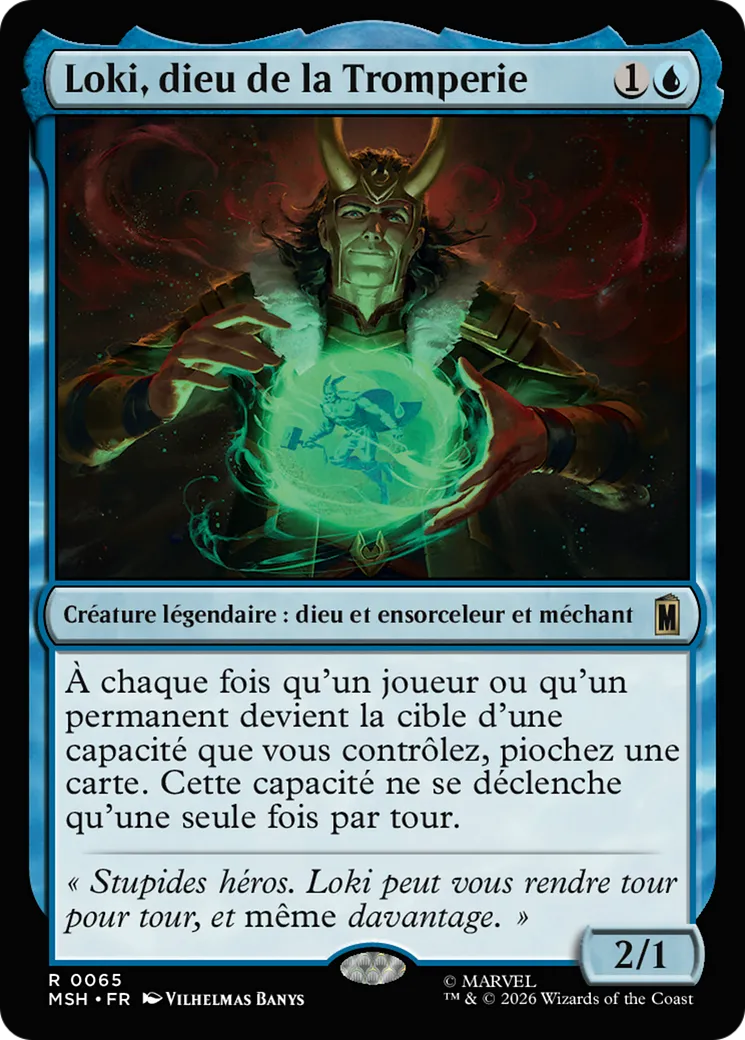 Loki, dieu de la Tromperie — Marvel Super Heroes — Magic: The Gathering
