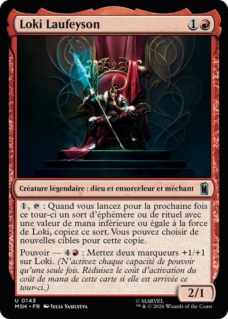 Loki Laufeyson — Marvel Super Heroes — Magic: The Gathering