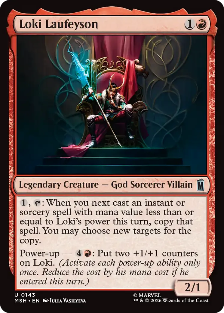 Loki Laufeyson — Marvel Super Heroes — Magic: The Gathering