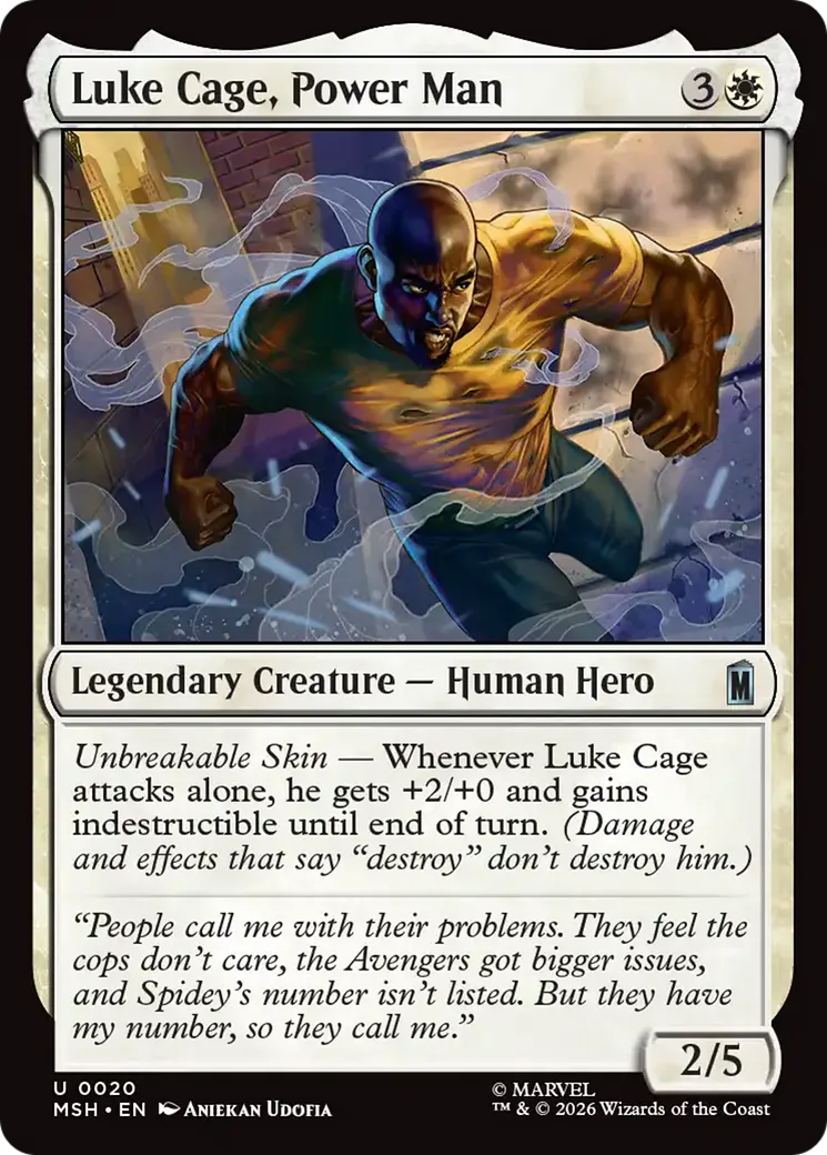 Luke Cage, Power Man — Marvel Super Heroes — Magic: The Gathering