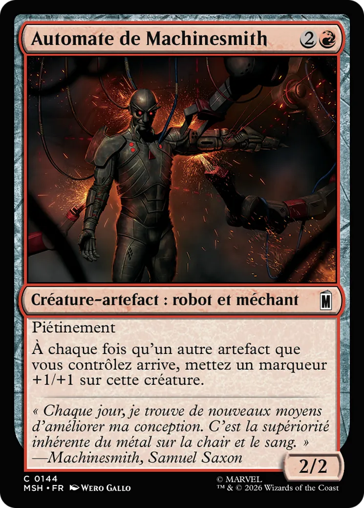 Automate de Machinesmith — Marvel Super Heroes — Magic: The Gathering
