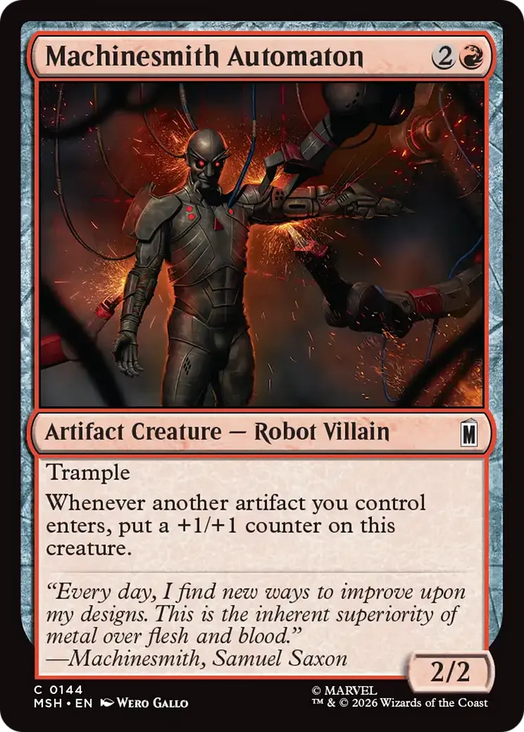 Machinesmith Automaton — Marvel Super Heroes — Magic: The Gathering