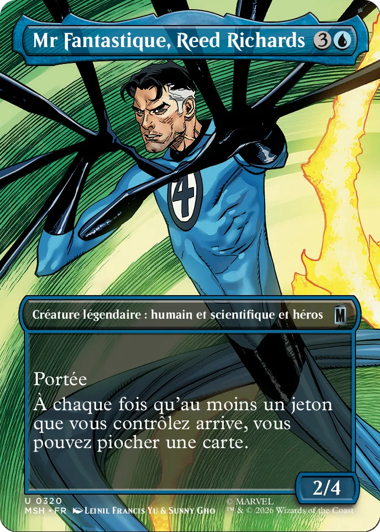 Mr Fantastique, Reed Richards — Marvel Super Heroes — Magic: The Gathering