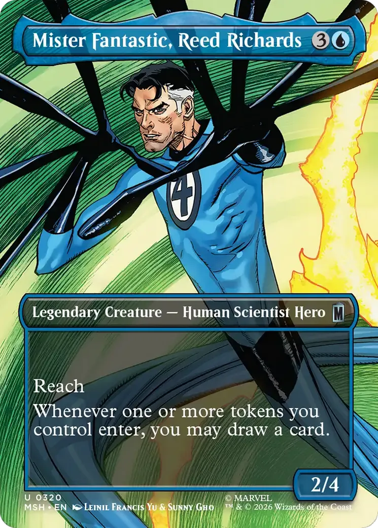 Mr Fantastique, Reed Richards — Marvel Super Heroes — Magic: The Gathering