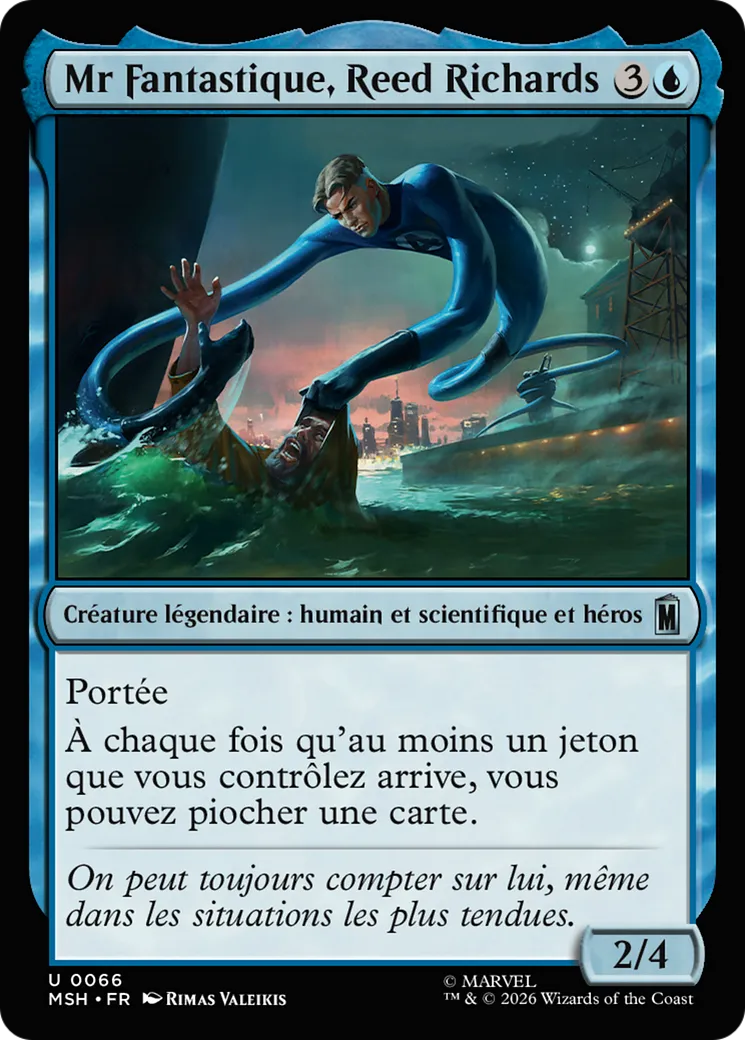 Mr Fantastique, Reed Richards — Marvel Super Heroes — Magic: The Gathering