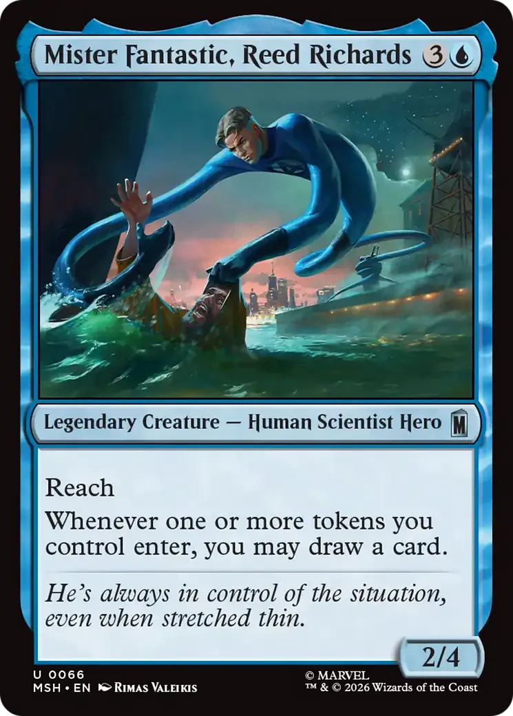 Mr Fantastique, Reed Richards — Marvel Super Heroes — Magic: The Gathering