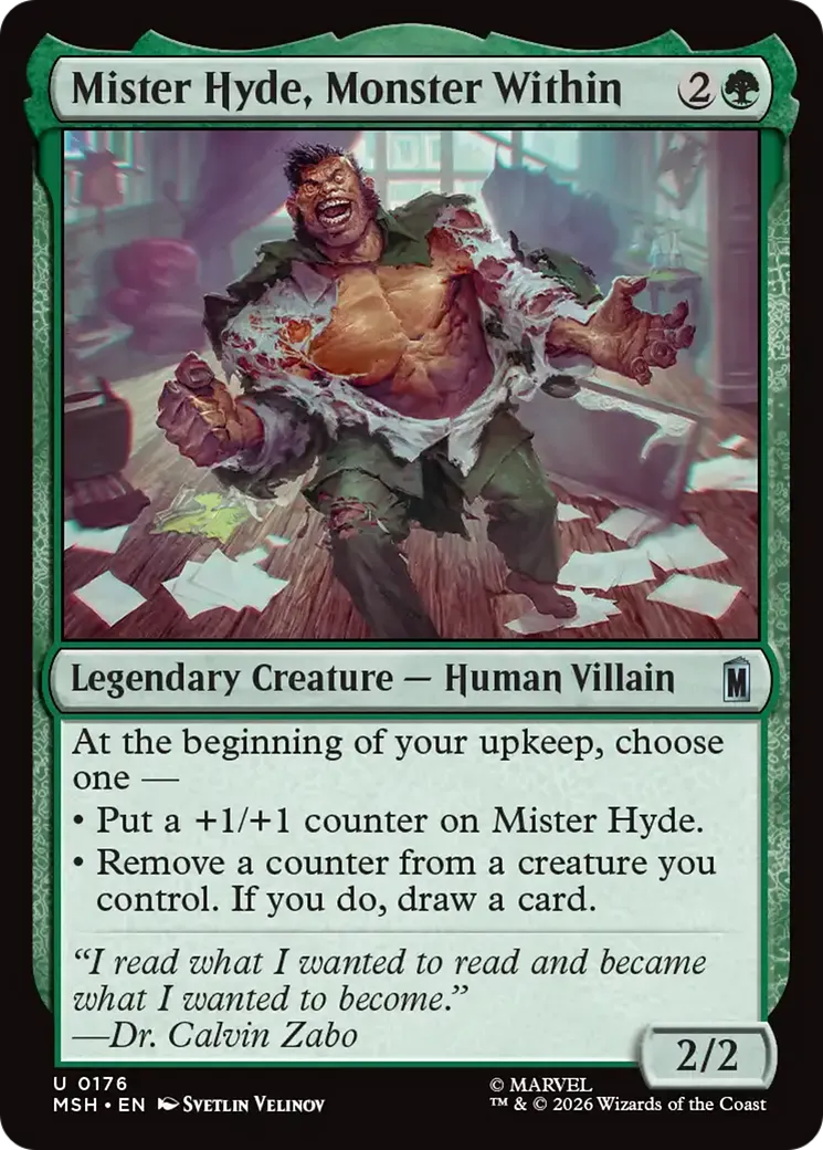 Mister Hyde, monstre intérieur — Marvel Super Heroes — Magic: The Gathering