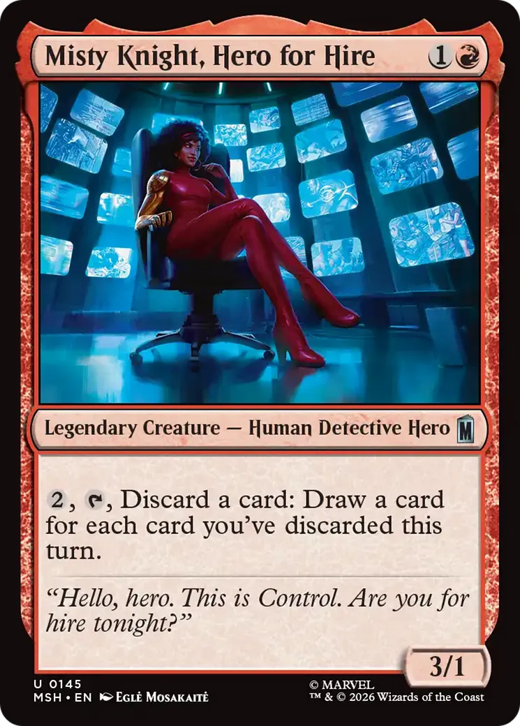 Misty Knight, héroïne à gage — Marvel Super Heroes — Magic: The Gathering