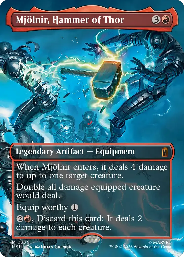 Mjölnir, Hammer of Thor — Marvel Super Heroes — Magic: The Gathering