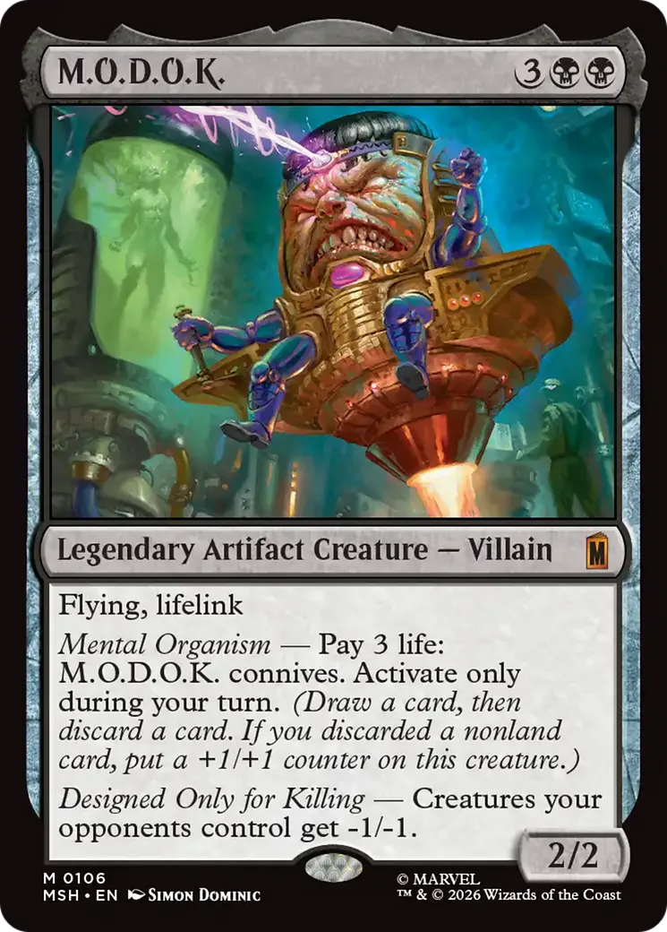 M.O.D.O.K. — Marvel Super Heroes — Magic: The Gathering