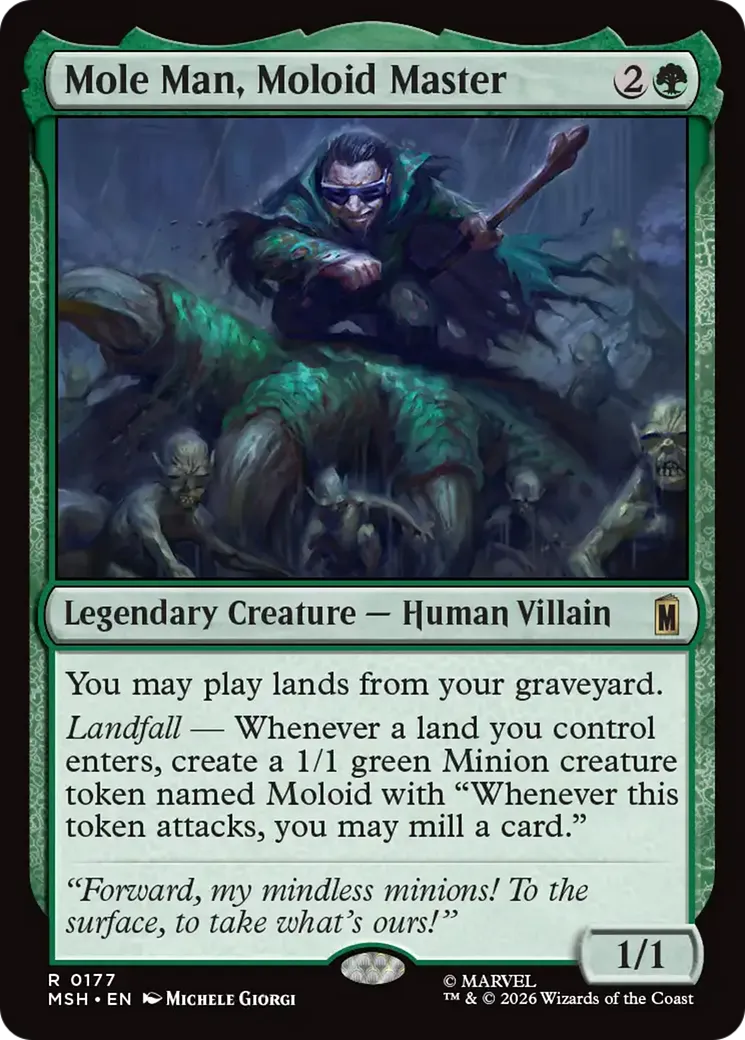 Mole Man, Moloid Master — Marvel Super Heroes — Magic: The Gathering