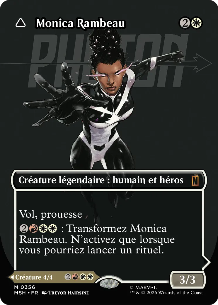 Monica Rambeau // Photon, lumière vivante — Marvel Super Heroes — Magic: The Gathering