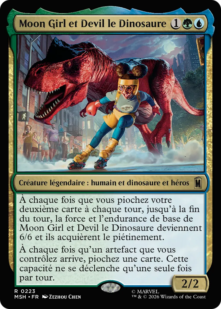 Moon Girl et Devil le Dinosaure — Marvel Super Heroes — Magic: The Gathering