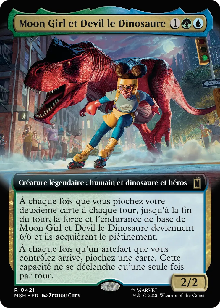Moon Girl et Devil le Dinosaure — Marvel Super Heroes — Magic: The Gathering