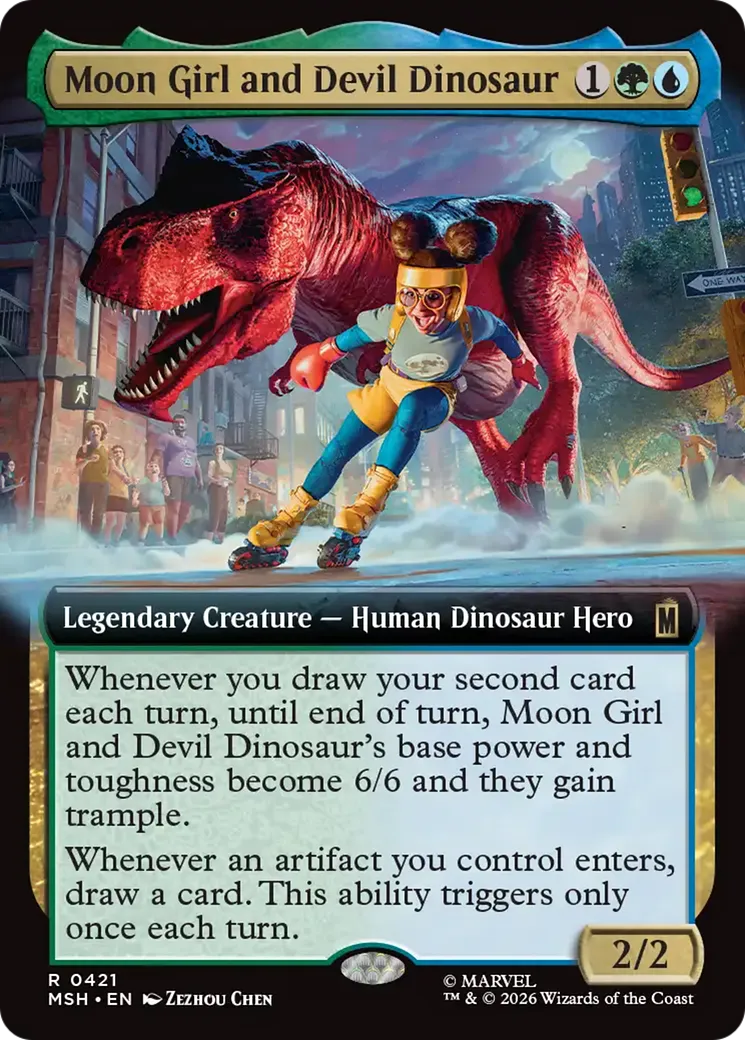 Moon Girl and Devil Dinosaur — Marvel Super Heroes — Magic: The Gathering