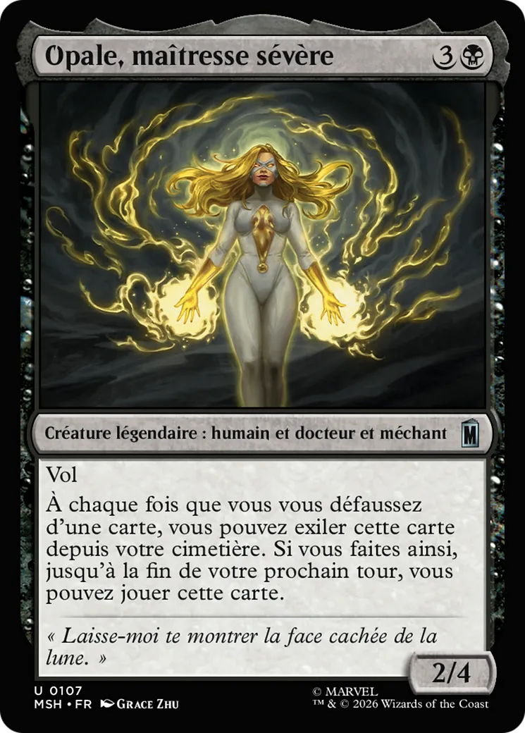 Opale, maîtresse sévère — Marvel Super Heroes — Magic: The Gathering