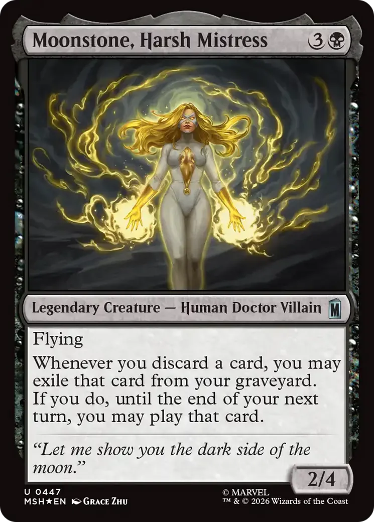 Moonstone, Harsh Mistress — Marvel Super Heroes — Magic: The Gathering