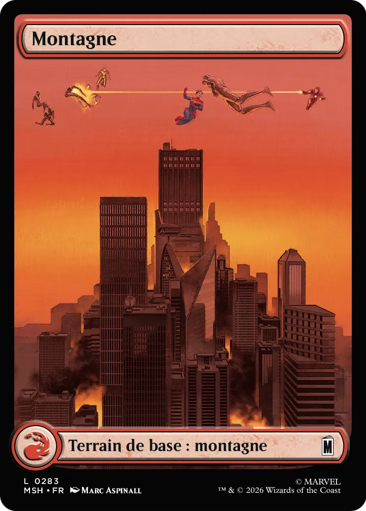 Montagne — Marvel Super Heroes — Magic: The Gathering