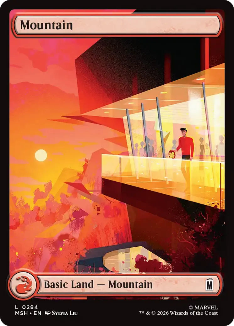 Mountain — Marvel Super Heroes — Magic: The Gathering