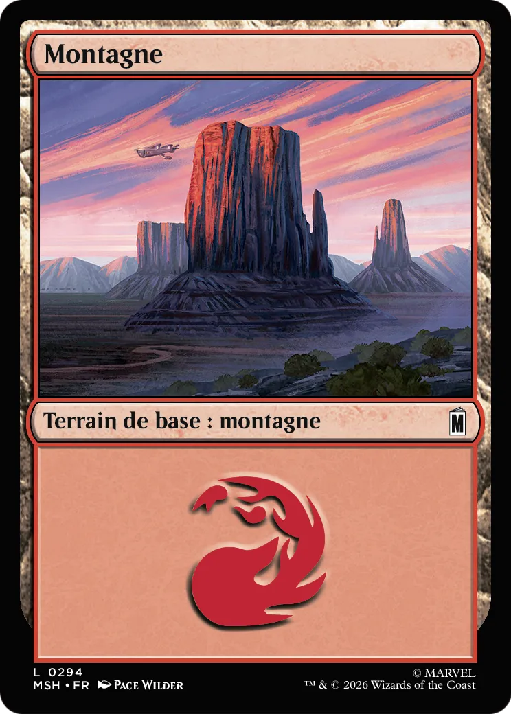 Montagne — Marvel Super Heroes — Magic: The Gathering