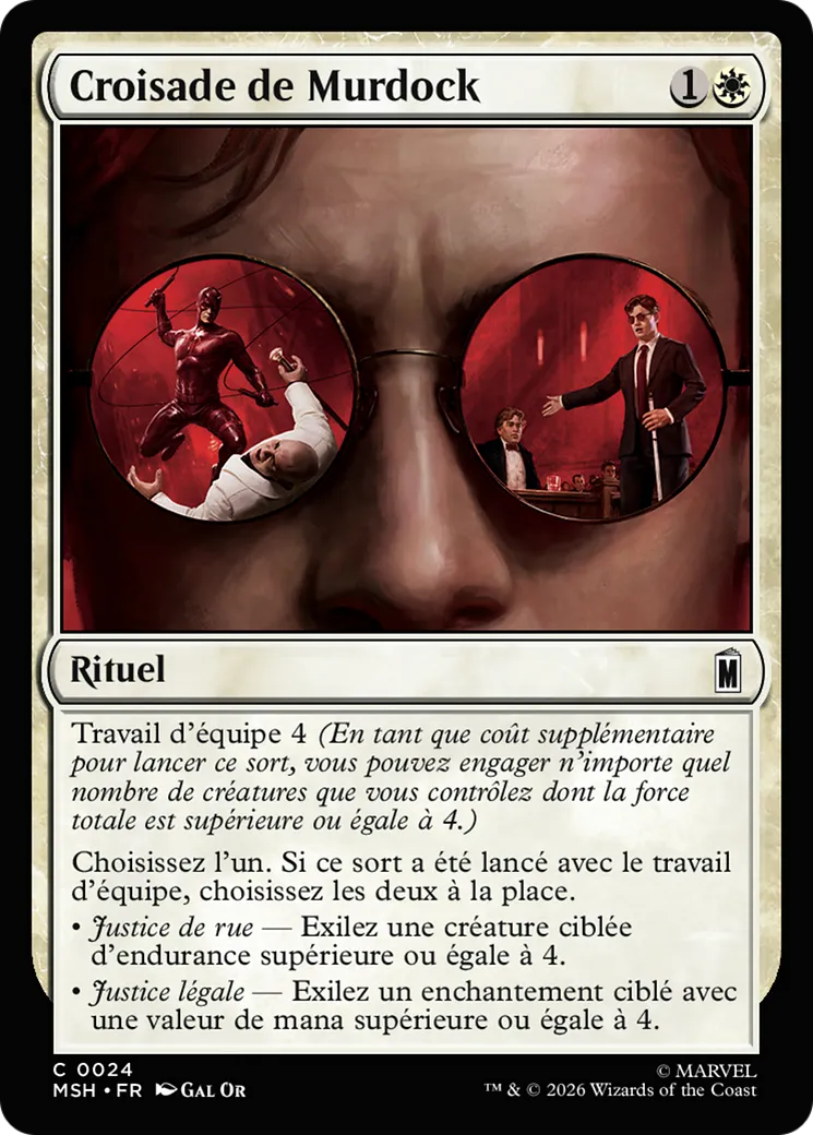 Croisade de Murdock — Marvel Super Heroes — Magic: The Gathering