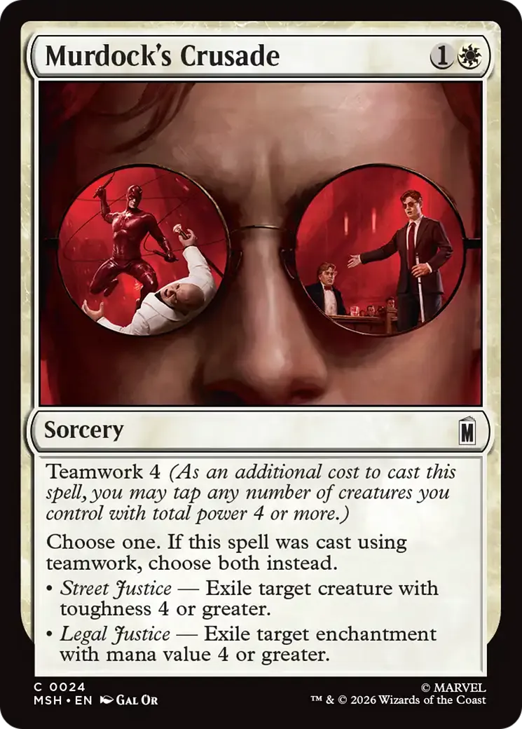 Murdock's Crusade — Marvel Super Heroes — Magic: The Gathering
