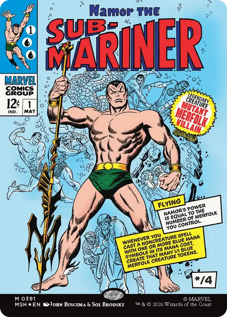 Namor le Prince des mers — Marvel Super Heroes — Magic: The Gathering
