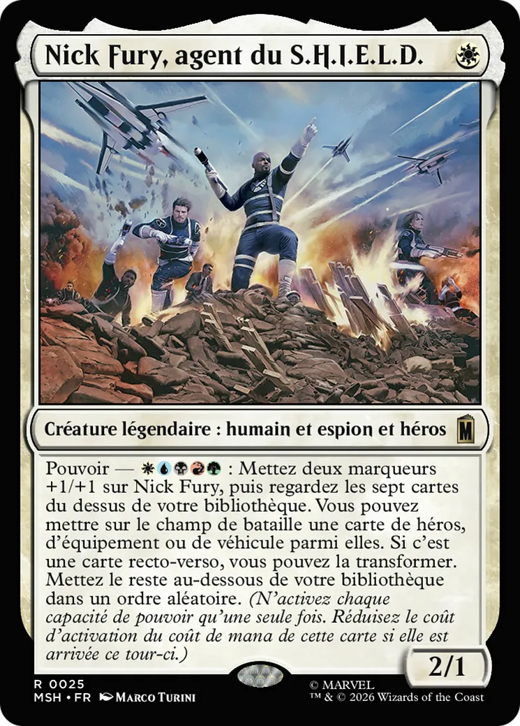 Nick Fury, agent du S.H.I.E.L.D. — Marvel Super Heroes — Magic: The Gathering