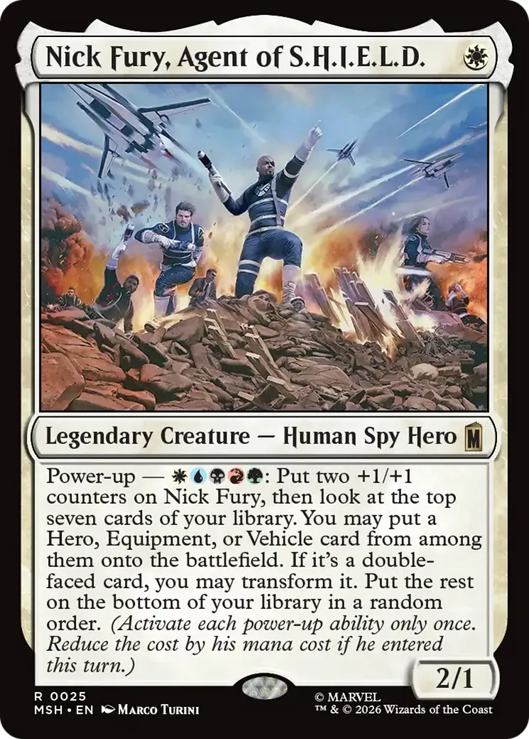 Nick Fury, agent du S.H.I.E.L.D. — Marvel Super Heroes — Magic: The Gathering