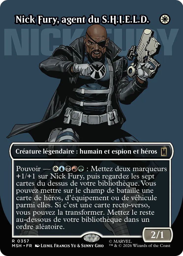 Nick Fury, agent du S.H.I.E.L.D. — Marvel Super Heroes — Magic: The Gathering