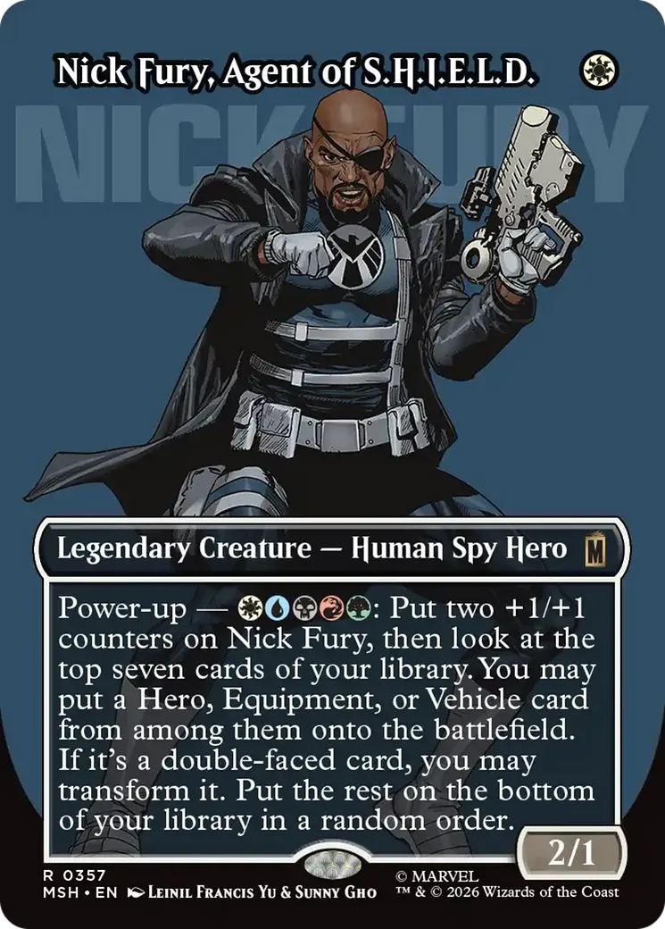 Nick Fury, Agent of S.H.I.E.L.D. — Marvel Super Heroes — Magic: The Gathering