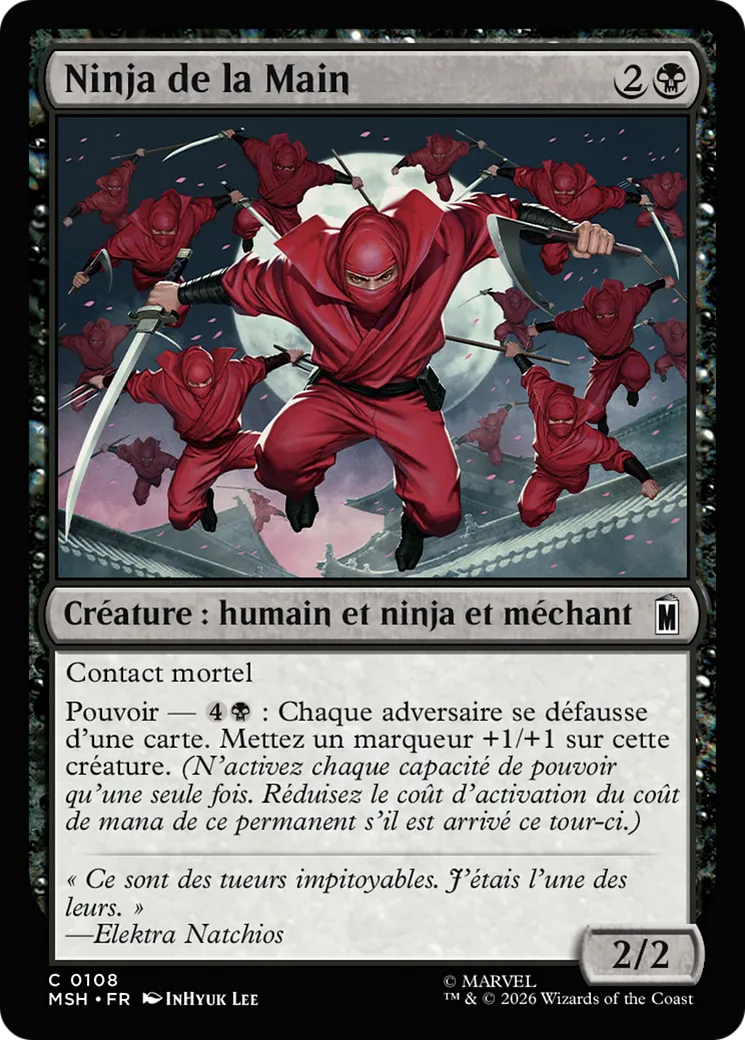 Ninja de la Main — Marvel Super Heroes — Magic: The Gathering