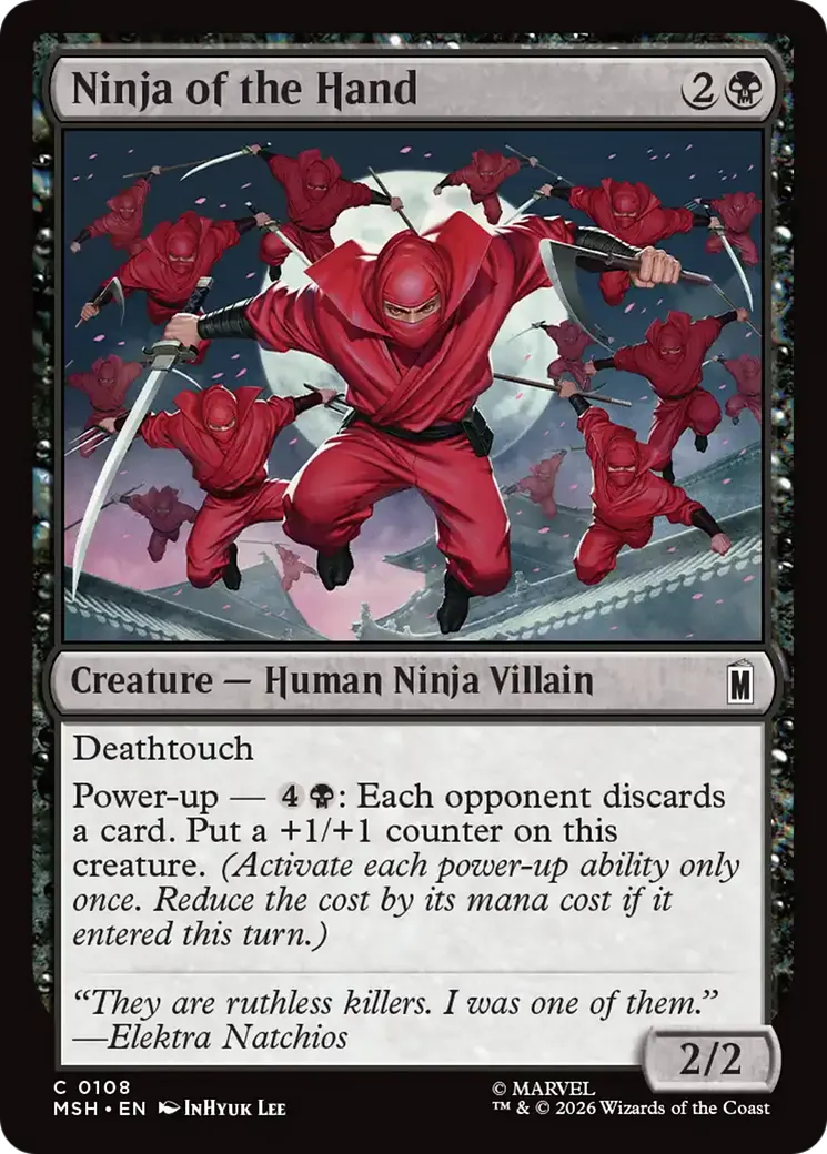 Ninja de la Main — Marvel Super Heroes — Magic: The Gathering