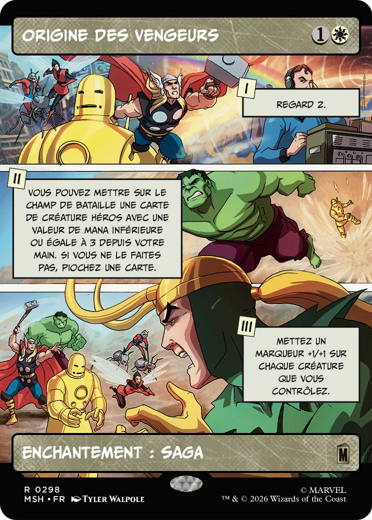 Origine des Vengeurs — Marvel Super Heroes — Magic: The Gathering