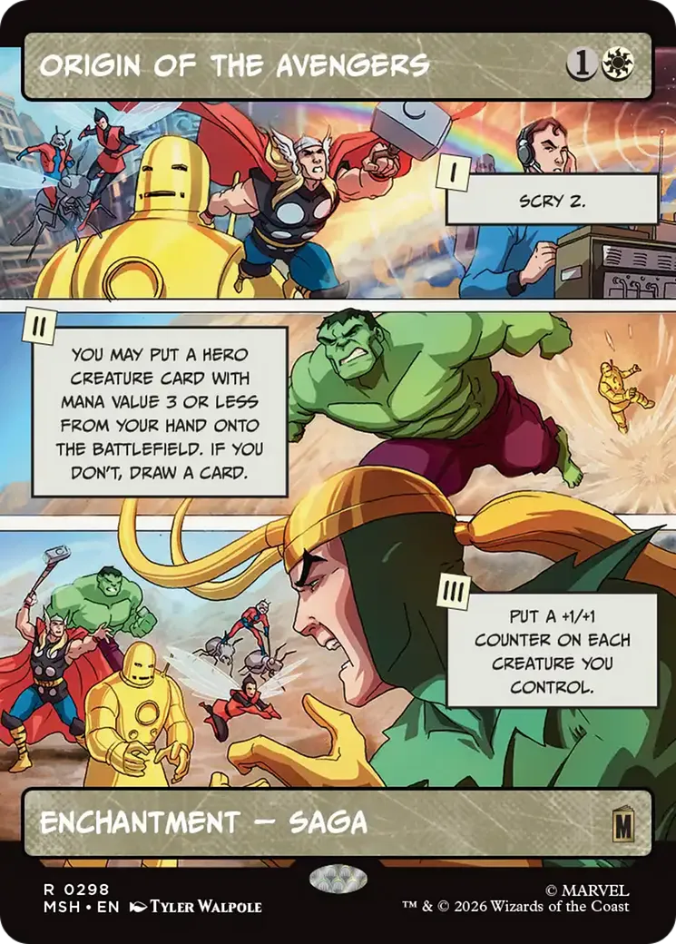 Origin of the Avengers — Marvel Super Heroes — Magic: The Gathering
