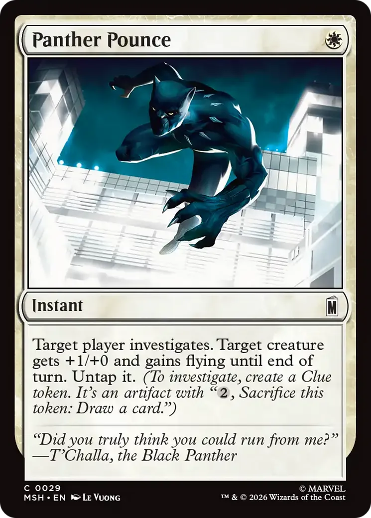 Panther Pounce — Marvel Super Heroes — Magic: The Gathering